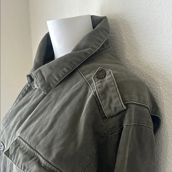 Vintage Columbia Sportswear River Lodge Men's Olive Military Field Jacket - Picture 5 of 15